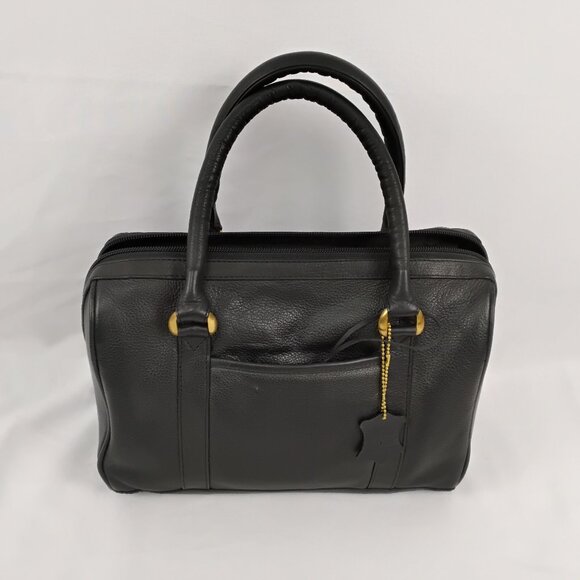 ILI New York Black Leather Satchel - super soft leather - NWT - Picture 1 of 9